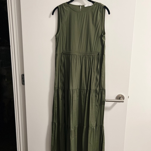 MANGO tiered midi dress - 2 - Picture 2 of 5